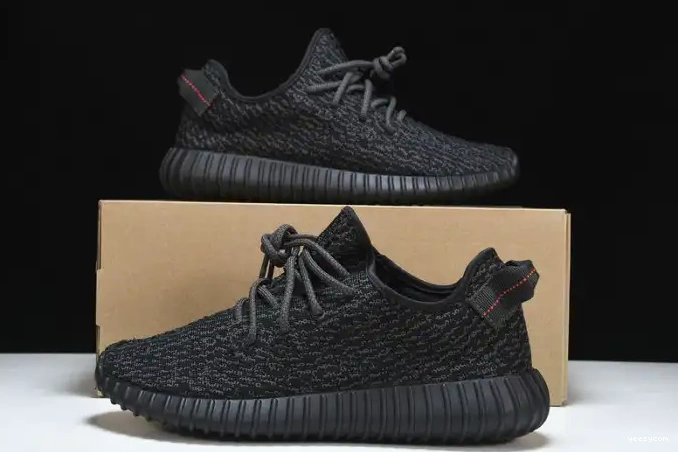 2023) Pirate Black Adidas (2022 Yeezy 350 Boost BB5350 0617